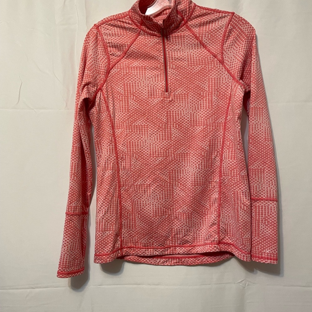 Kirkland Signature Long Sleeve Athletic Top Orange Women’s Small